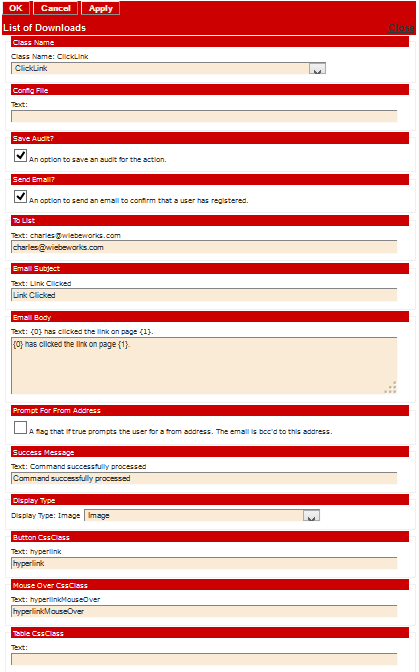 Figure 3: Editor for Jazz Secure Link