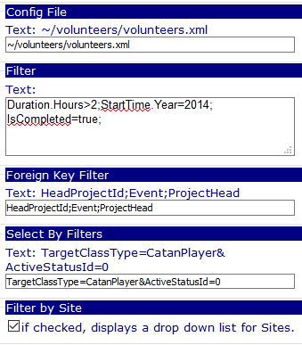 Figure 4: Editor for Jazz Filtering