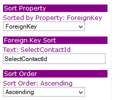 Figure 1: Editor Parameters for Jazz Sorting
