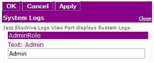 Figure 2: Editor for Jazz System Logs