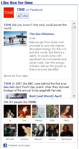 Facebook Like Box