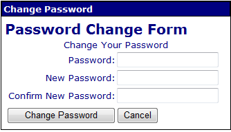CMS Change Password Web Part