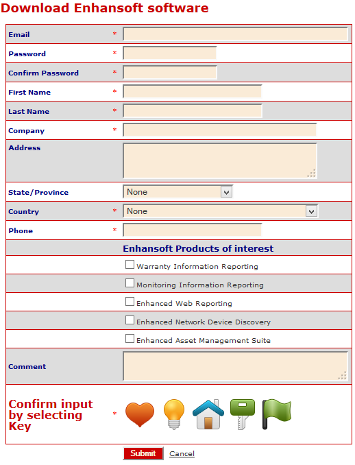 CMS Create User Custom Form