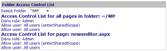 Figure 1: Folder Access