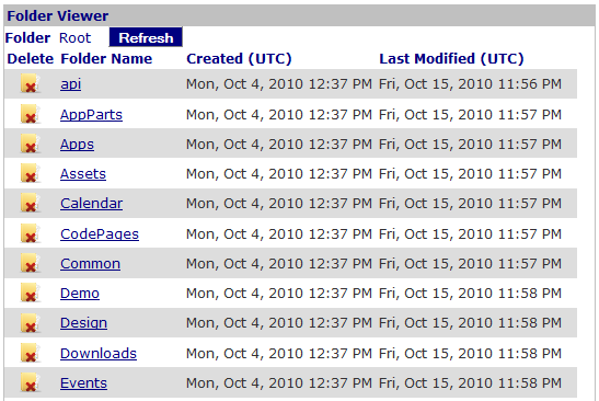 Figure 1: Folder Viewer