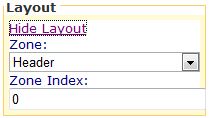 Figure5: Layout Properties