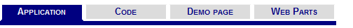 Figure 1: Link List Example (Tab appearance)