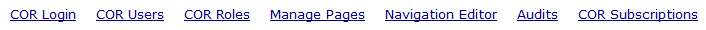 Figure 4: Link List Example (Horizontal Links)