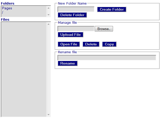 Figure 1: Manage Files