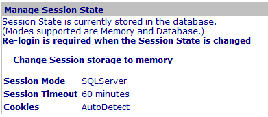 Figure 1: Manage Session State