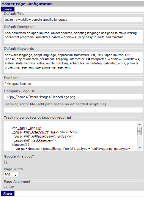 Figure 1: Master File Configuration