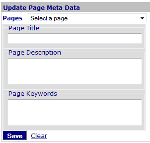 Figure 1: Page Meta Data