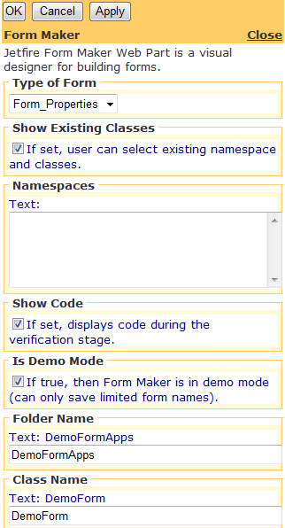 Form Maker Editor