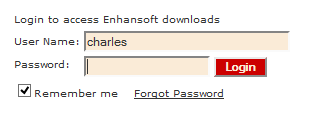 Jazz Login form