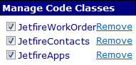 Jetfire Manage Code Class Web Part