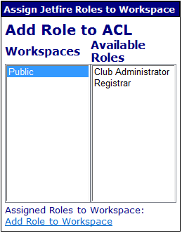 Add Role to Workspace