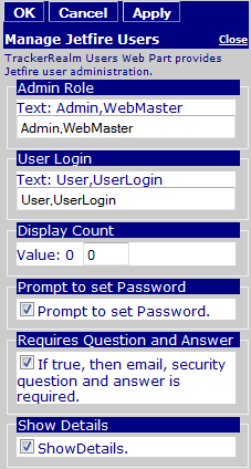 Manage Jetfire Users